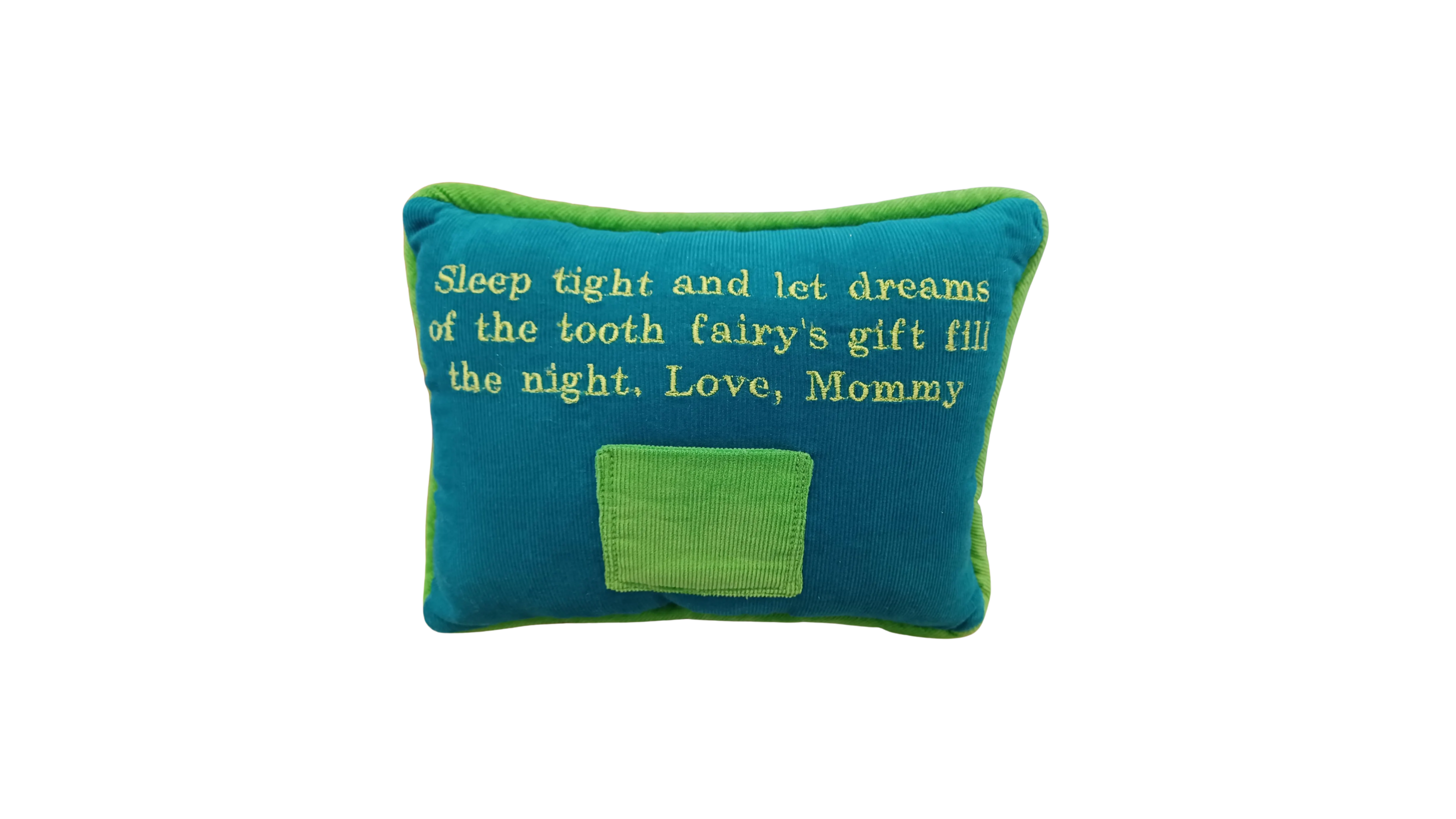 Tooth Fairy Pillow with Pocket Finishing