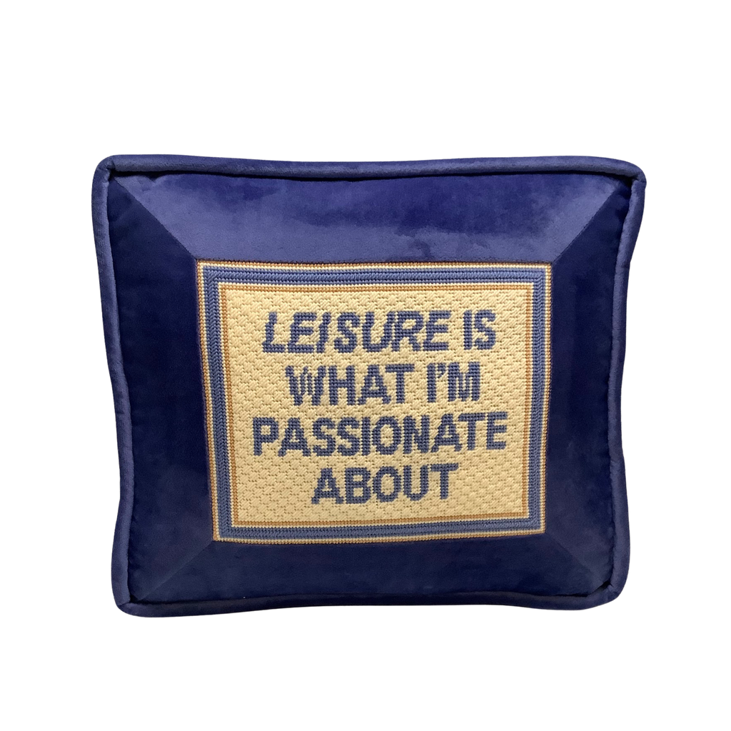 Framed Needlepoint Pillow