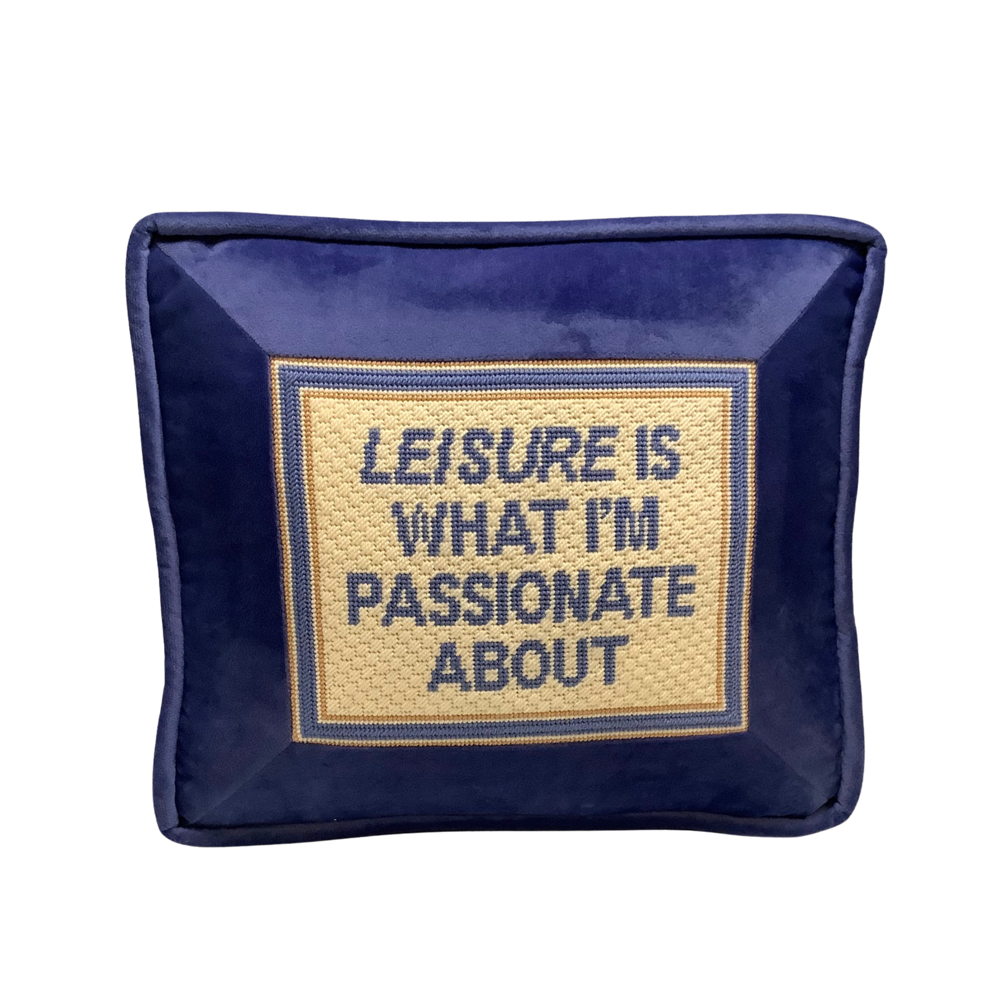 Framed Needlepoint Pillow