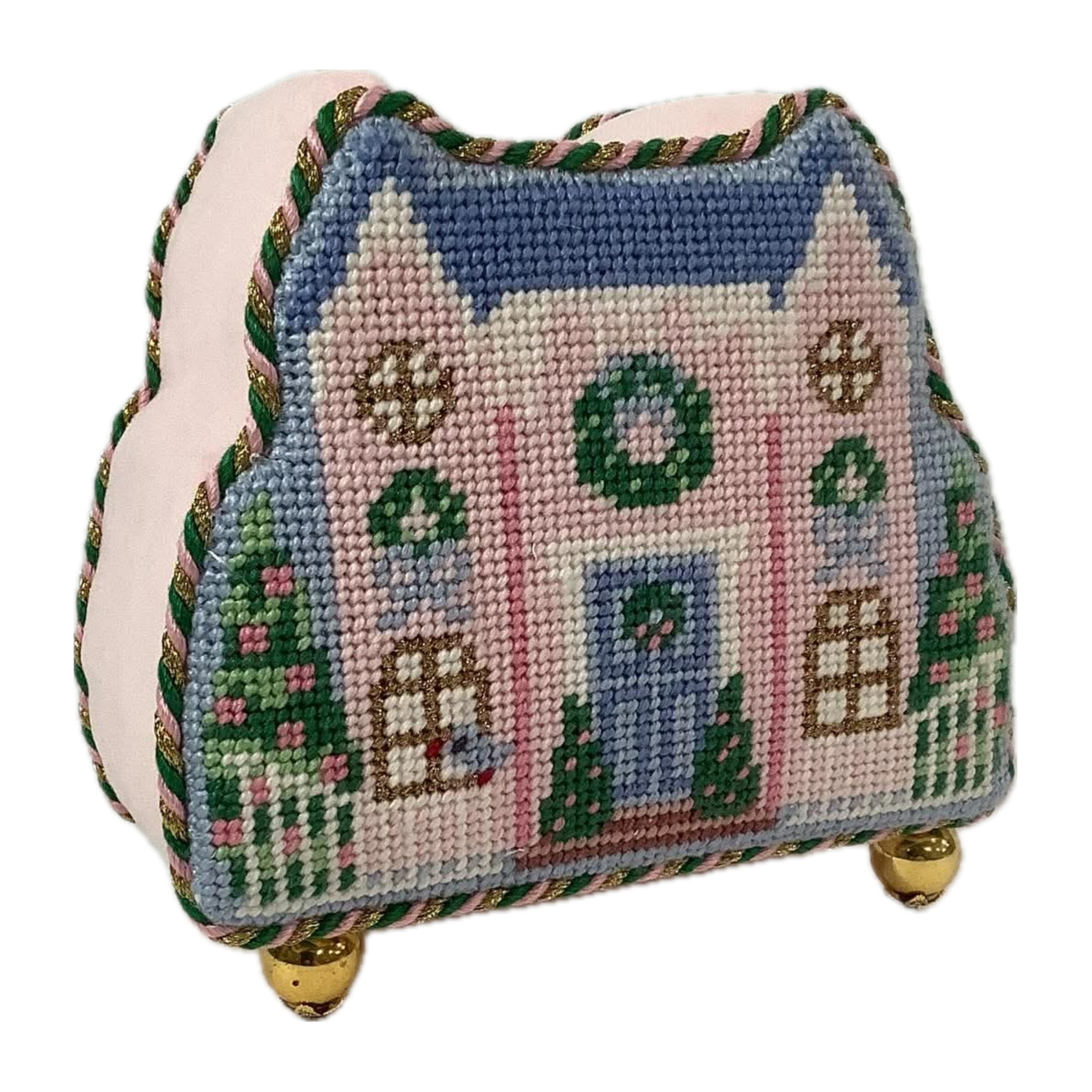 3D Stand Up with Foam Core: Irregular Shaped Needlepoint Finishing