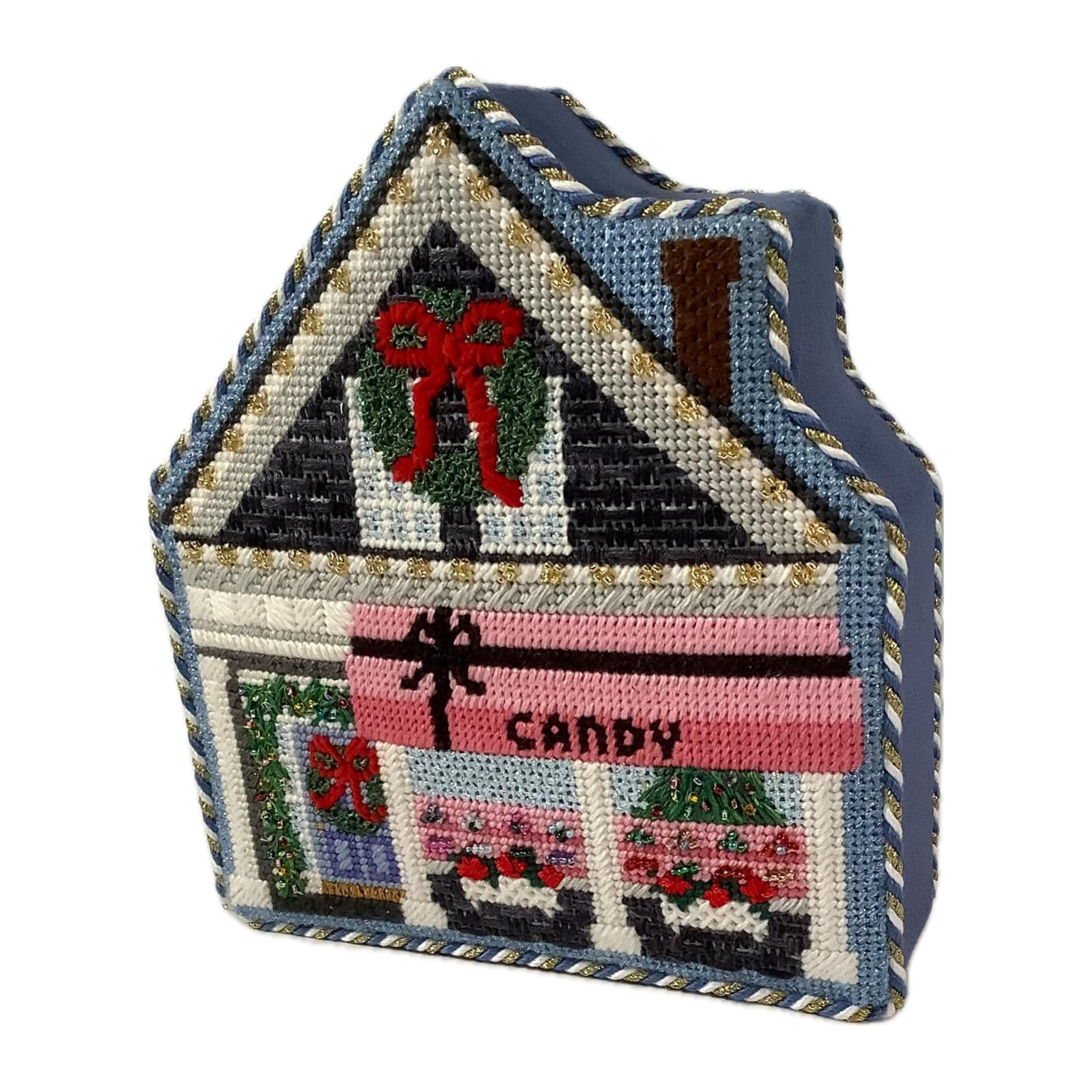 3D Stand Up with Foam Core: Irregular Shaped Needlepoint Finishing