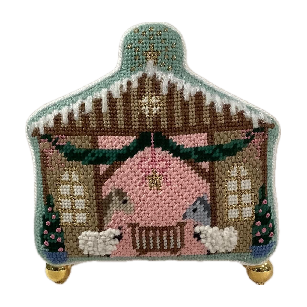 3D Stand Up with Foam Core: Irregular Shaped Needlepoint Finishing