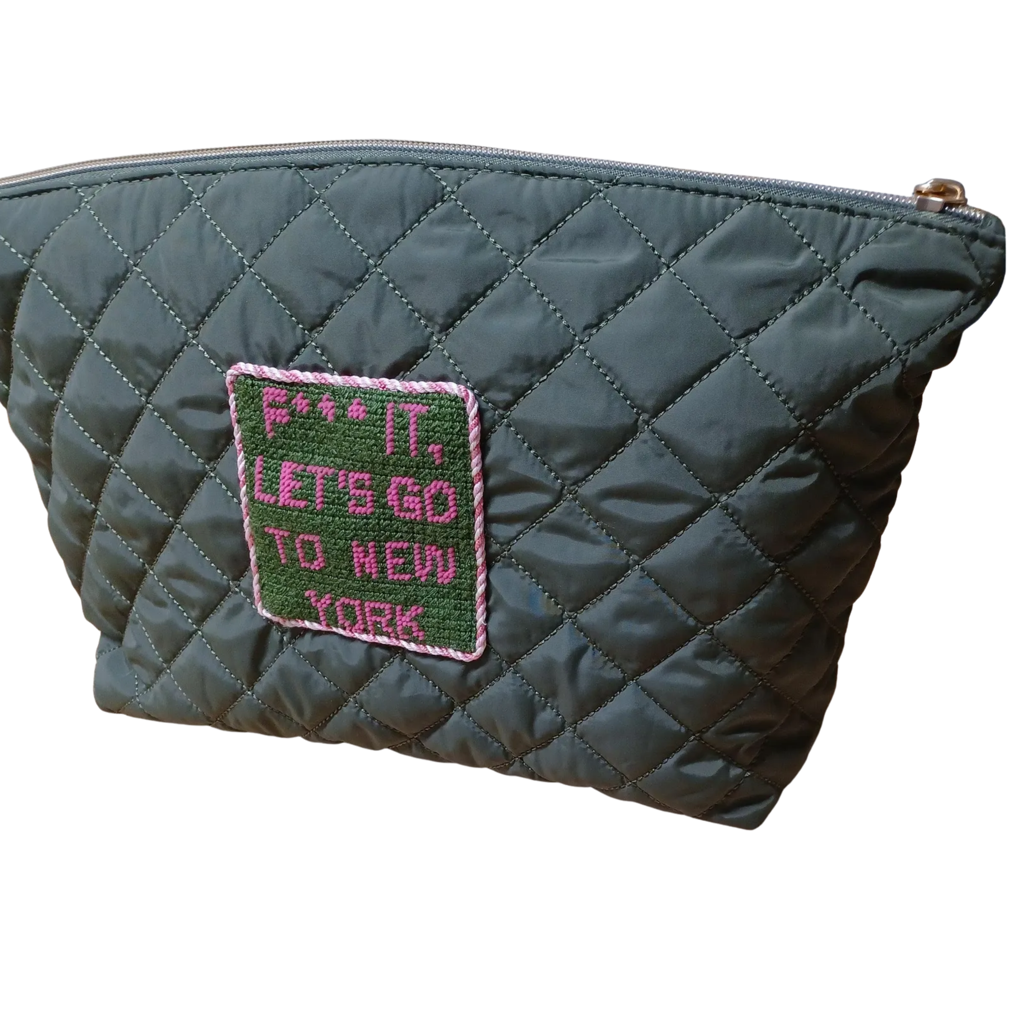 Needlepoint Applied to an Item Finishing