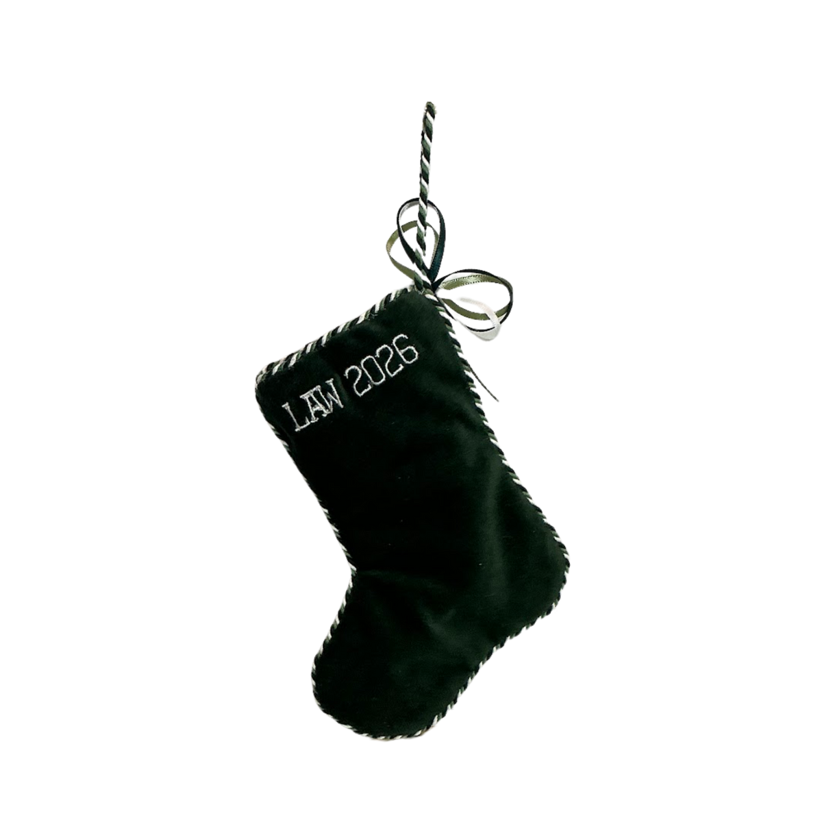 Mini Fillable Stocking Ornament Finishing