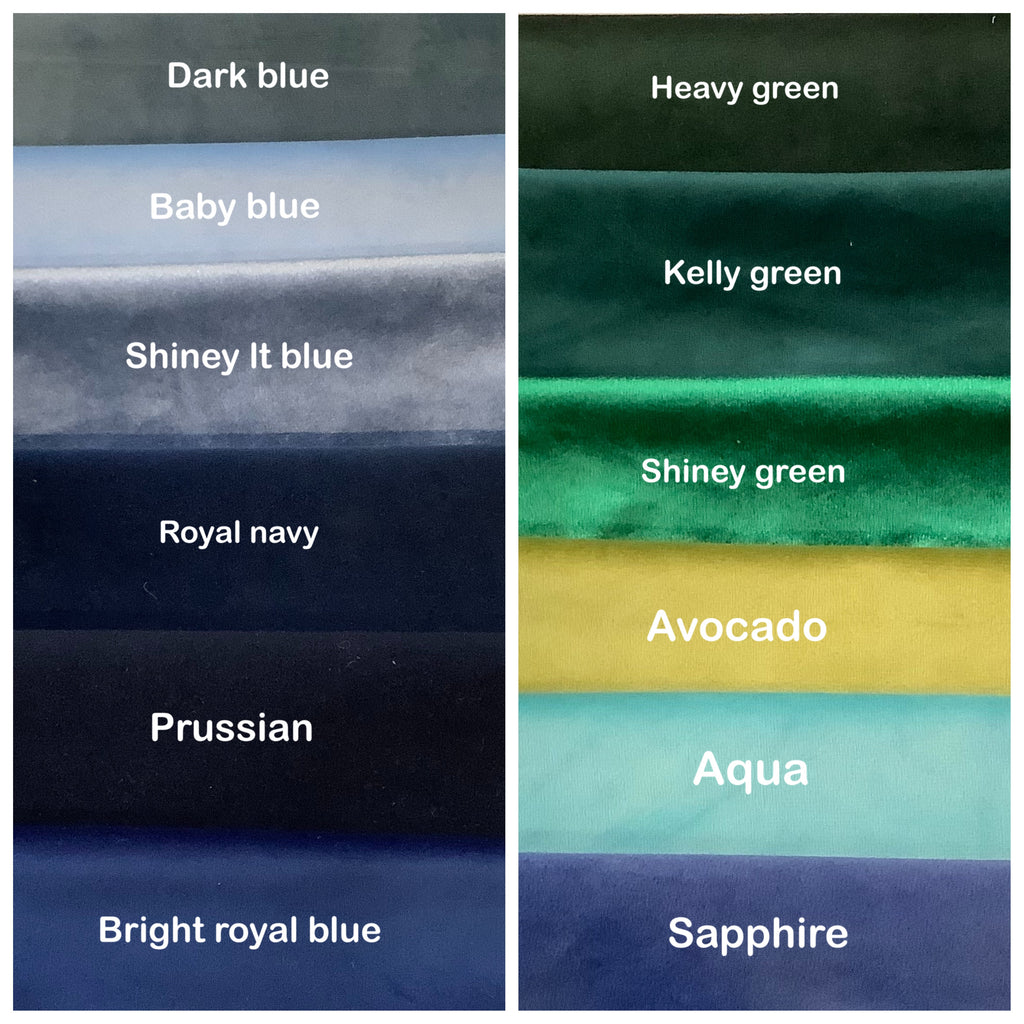 Backing Velvet Fabric Squares